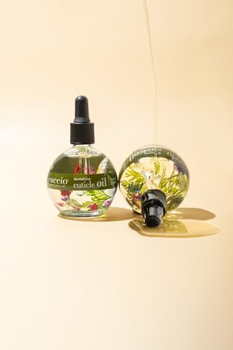 Cuccio Naturale Italian Garden Collection Revitalizing Cuticle Oil – Tuscan Garden with Hawthorn & Wild Daisy – Hydrating and Nourishing Cuticle Oil for Stronger, Healthier Nails – 2.1 oz