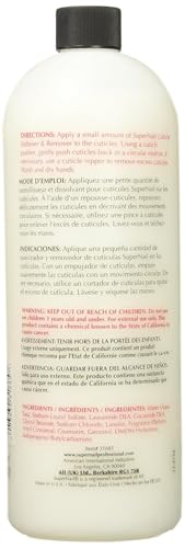 Supernail Cuticle Softener and Remover, 32 Fluid Ounce