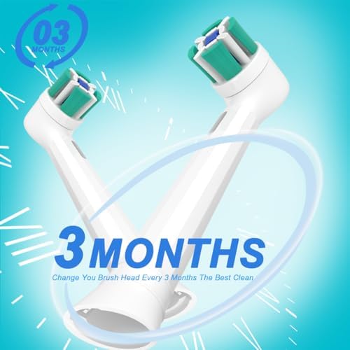 Replacement Heads Compatible with Oral B iO Electric Toothbrush, Soft Toothbrush Heads Fit for Oral-B iO 2/3/4/5/6/7/8/9/10 Series with Covers (White, 8 Count (Pack of 1))