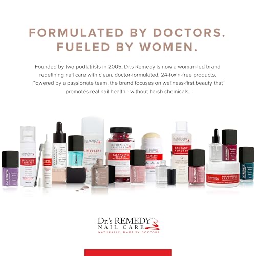 Dr’s Remedy Enriched Nail Polish: Non Toxic, All Natural, and Organic - Doctor Formulated: Strengthens, Restores, Heals, and Protects '24-Free' - PERCEPTIVE Periwinkle