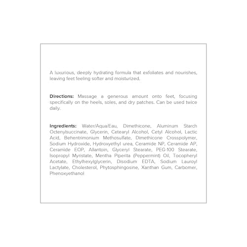 DRMTLGY Concentrated Foot Cream for Dry Cracked Heels - Heel Cream & Foot Lotion for Dry Cracked Feet -Dry Feet Treatment for Women & Men