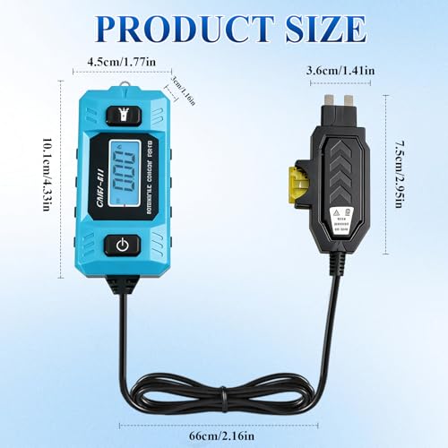 Automotive Circuit Fault Probe Tester, Portable High-Precision 20A 48V Car Circuit Probe Tester with Led Display & Front Lighting, Car Relay Fuse Blade Checker for Various Vehicles