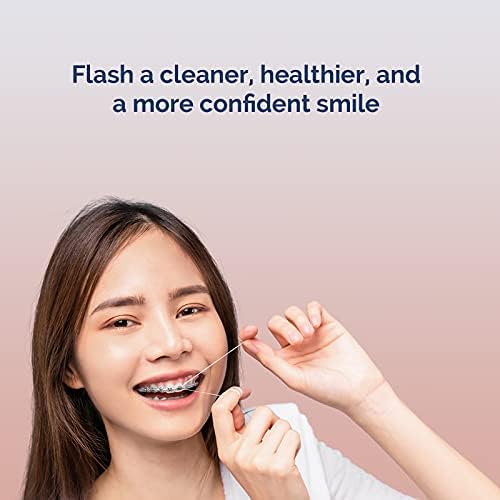 Proxysoft Dental Floss for Bridges and Implants 2 Packs - Floss Threaders for Bridges, Dental Implants, Braces with Extra-Thick Proxy Brush for Optimal Oral Hygiene -Teeth Bridge and Implant Cleaners