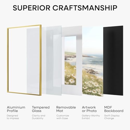 10x12 Gold Picture Frame (2 Count)