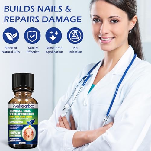 Multi-Purpose Nail Repair, Nail Solution with Tea Tree Oil for Discolored and Damaged Nails,Plant Drops for Nails Care,Discolored and Damaged Nails (1PC) 