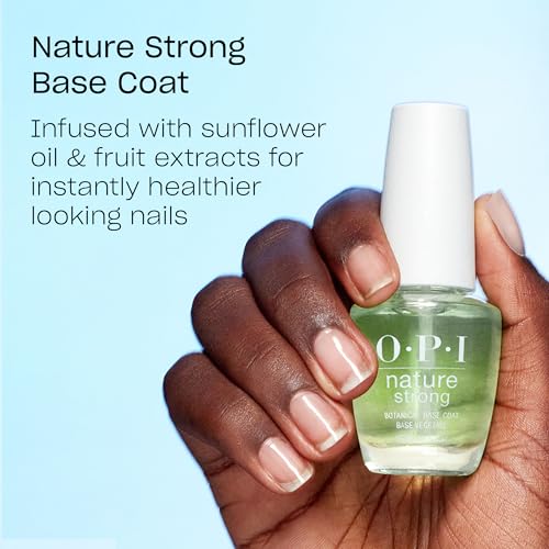 OPI Nature Strong Natural Origin Nail Polish | Opaque White, Gray & Black Crème Eco-Friendly Nail Polish | Plant Based, Vegan, Cruelty Free