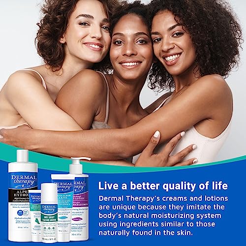 Dermal Therapy - Heel Care Cream, Foot Cream for Dry Cracked Heels, Intense Foot Moisturizer with Urea and AHA, Foot Lotion and Feet Exfoliator with Non-Greasy Formula, 3 o.z.