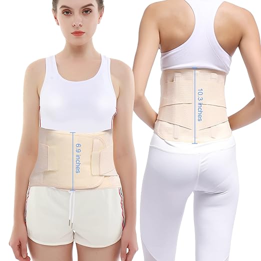 Back Brace for Men Women Lower back - Immediate Relief from Back Pain, Herniated Disc, Sciatica, Scoliosis and more! - Breathable Mesh Design with 7 Stays, - Back Support Belt for Men/Women for work , Anti-skid lumbar support belt (XX-Large)
