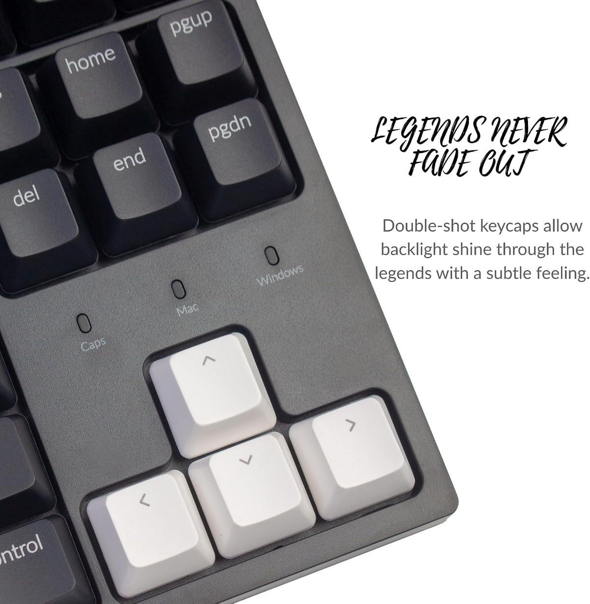 Keychron C1 TKL Mechanical Wired Gaming Keyboard – RGB Backlit Compact Keyboard with Linear Red Switches for Mac & Windows