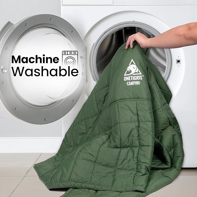 OneTigris Camping Blanket Honcho Poncho with 3M Thinsulate Insulation,2 Pack Thermarest Honcho Poncho Wearable Sleeping Bag Poncho for Camping Ultralight Water-Resisitant Warm Wearable Blanket