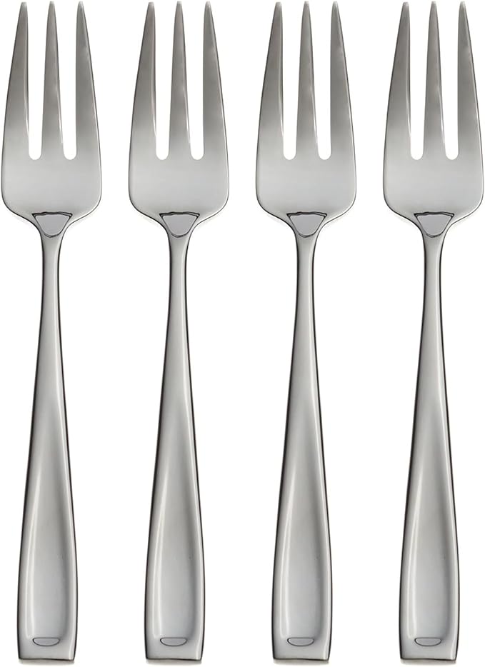 Oneida T711004O Moda Fine Flatware Cocktail Forks, Set Of 4