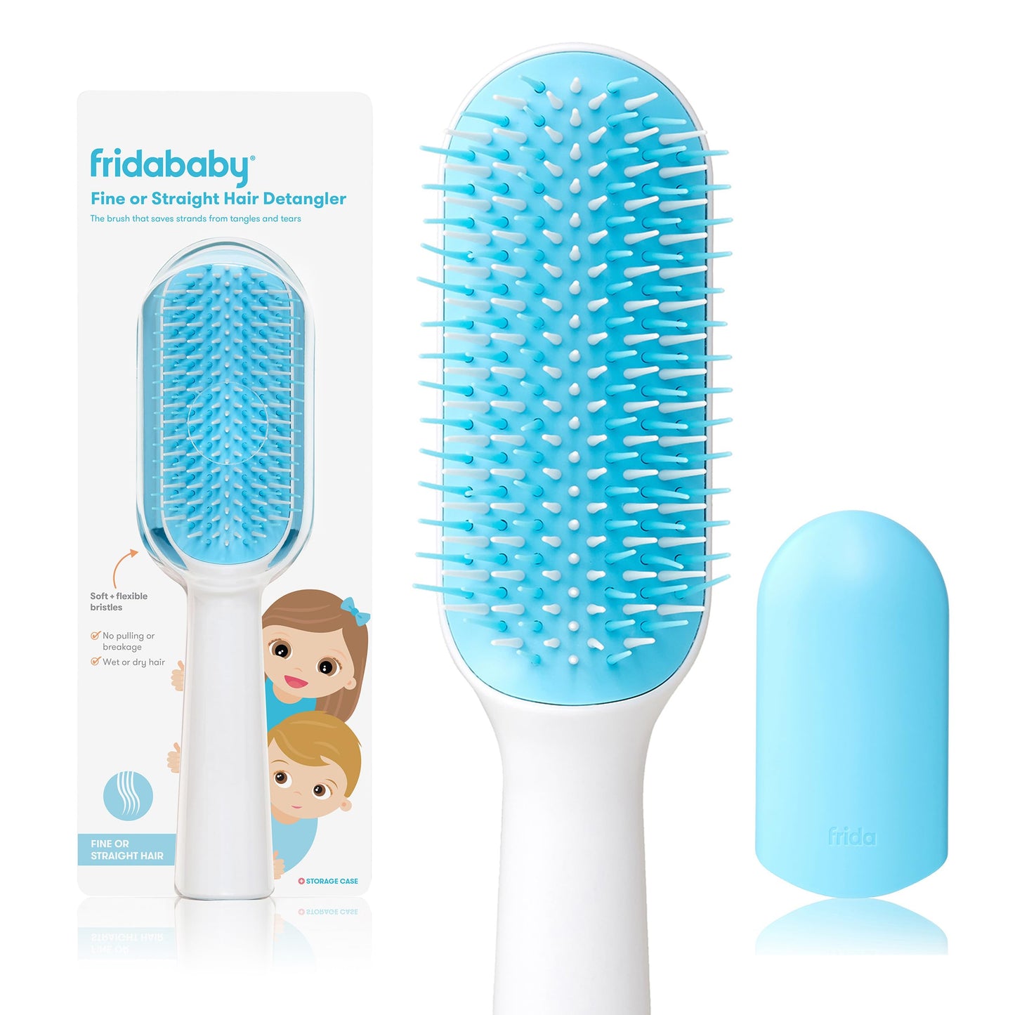 Frida Baby Fine or Straight Hair Detangling Kids Brush by
