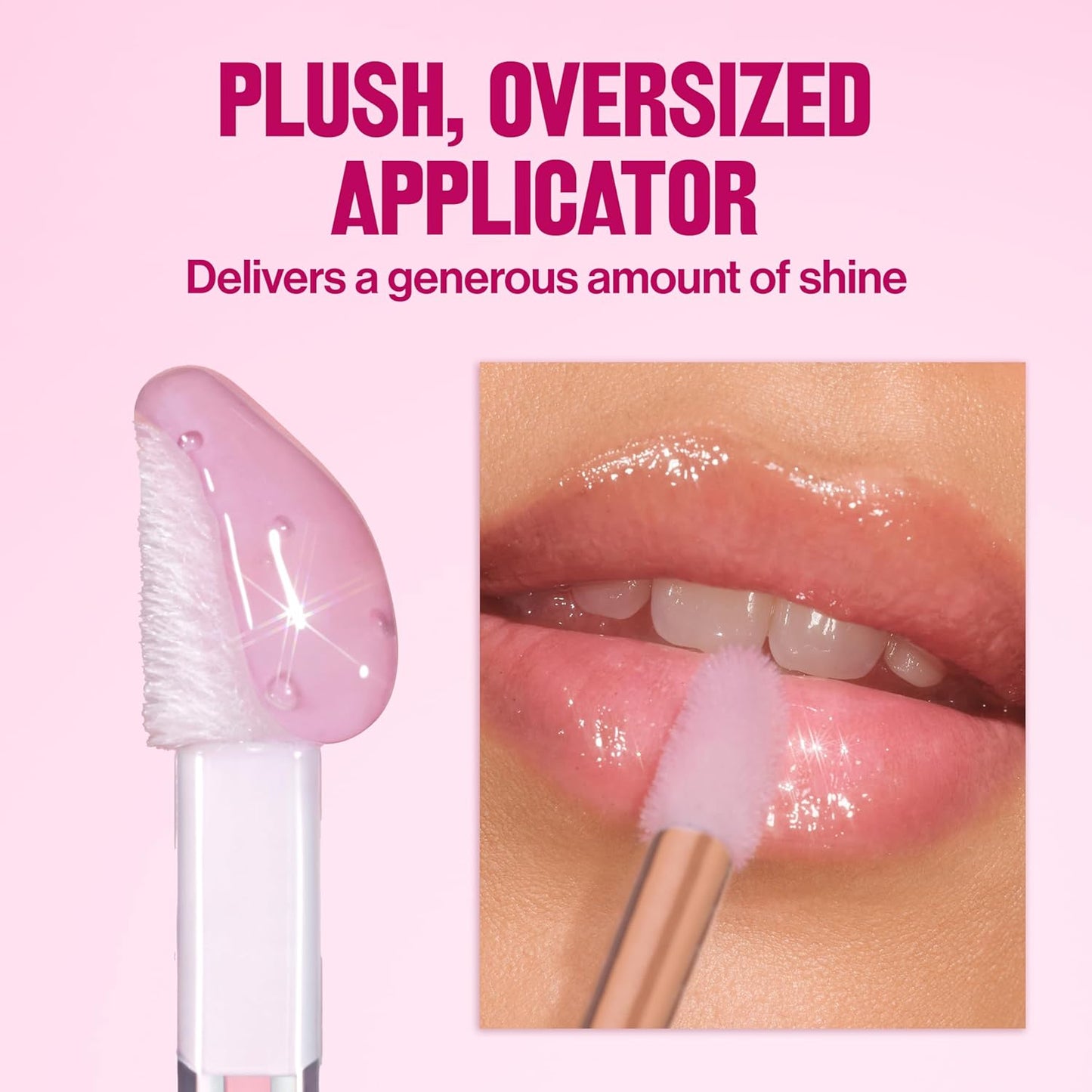 REVLON Super Lustrous Glimmer Lip Oil, Moisturizing & Tinted, Shiny Finish, Made with Plant-Based Squalane, 005 Vio-lit, 0.13 fl oz