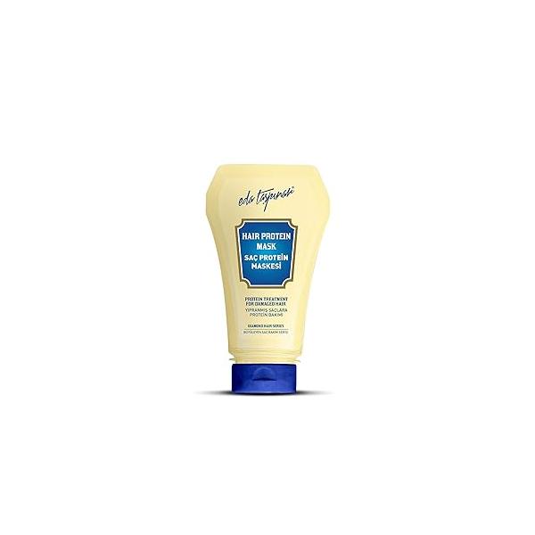 Eda Taspinar Hair Protein Mask - Helps repair damaged and weakened hair. High levels of egg protein 6.8 oz (200 ml) 1 Pack
