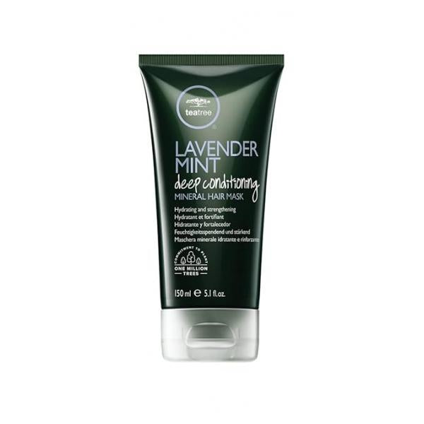 Tea Tree Lavender Mint Deep Conditioning Mineral Hair Mask, Hydrates + Strengthens, For Coarse Dry