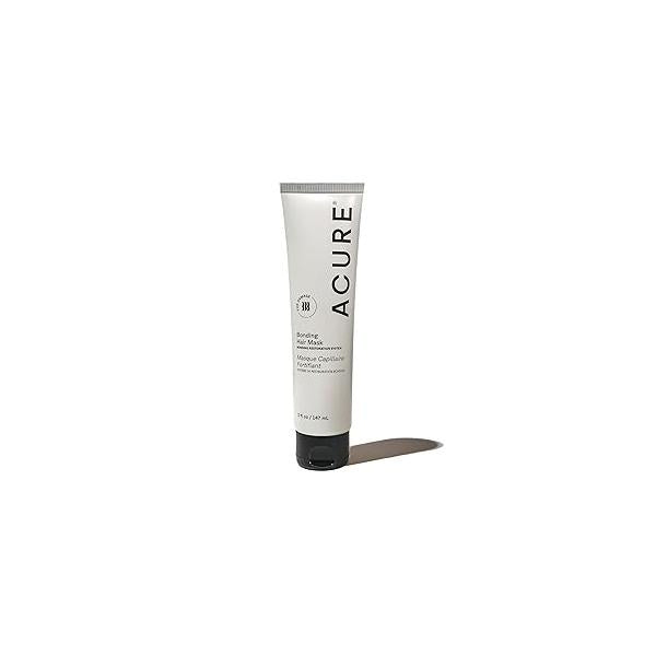 Acure Bonding Hair Mask - Weekly Deep Conditioning Treatment with Kokum Butter, Chia Seed Extract & Avocado Oil for Damaged Hair, 5 fl oz