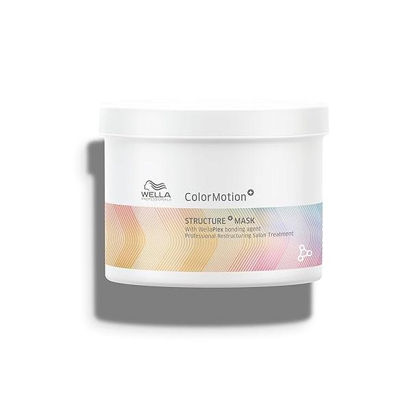 Wella Professionals ColorMotion+ Structure+ Bonding Mask | Intense Deep Conditioning Treatment Preserves Hair Color Vibrancy 16.9 Fl Oz