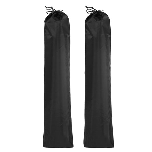2 pcs Camp Chair Replacement Bag 31" x 8" Nylon Carrying Bag Outdoors Folding Chair Cover Tripod Case Bag Black