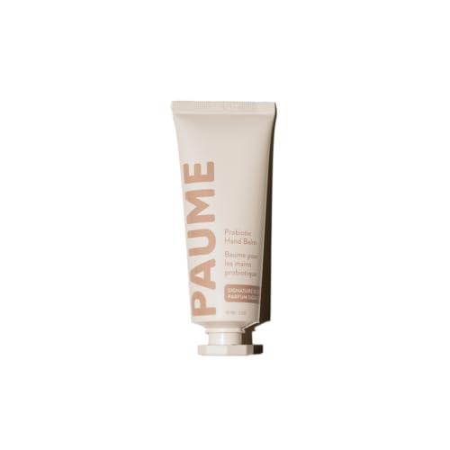 PAUME Probiotic Hand Balm, Non-Greasy, Fast Absorbing, Long Lasting Hydration, Hand Moisturizer for Dry, Chapped, Aging Skin, 2oz