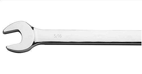 FLZOSPER 5/16 in. SAE Ratchet Wrench,Box End Head 72-Tooth Ratcheting Combination Wrench Spanner - size: 7.94mm