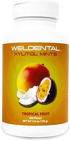 Xylitol Mints 300 Tablets Tropical Fruit