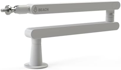 BEACN Mic Stand (Light) - Low Profile Adjustable Boom Arm, 360° Mount