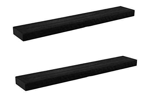 x2 30 Inch Wooden Floating Shelves for Wall