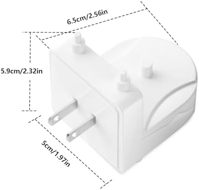 Wall Charger for Oral-B Braun Electric Toothbrush, Toothbrush Outlet Charger for Oral-B/Braun Most Models（Excluding iO 7/8/9/10 and Pulsonic Series） White
