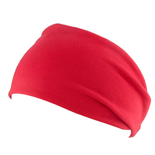 Yeshan Pack of 12 Wide 5 Inch Wicking Stretchy Athletic Bandana Headbands/Head wrap/Yoga Headband/Head Scarf/Best Looking Hairband for Sports or Fashion,Candy Colors in Wide No3 12PCS