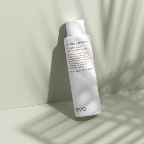EVO Shebang-a-bang Dry Spray Wax - Provides Texture, Flexible Hold and Matte Finish - Styling Hair Spray Wax For All Hair Types, Wet or Dry Hair