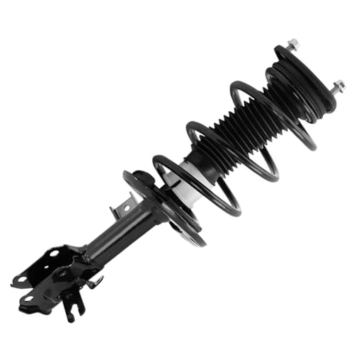 Detroit Axle - 4pc Front Struts Kit for 2014 2015 2016 2017 2018 Mazda 3, 2 | Struts with Coil Spring Assembly 2 Lower Control Arms with Ball Joint Replacement Suspension Kit - size: 4CQ472415/Big Kit