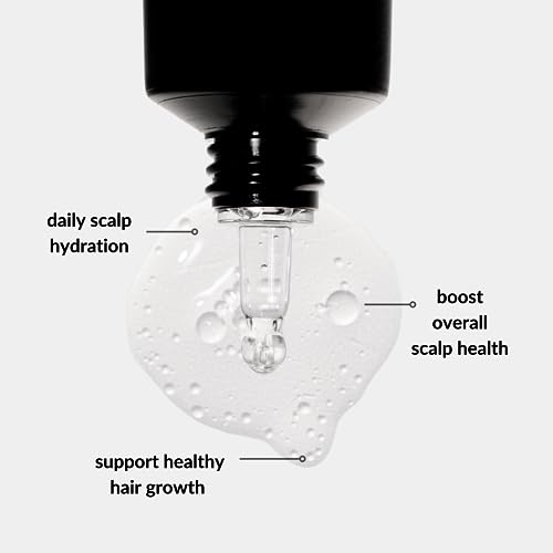 Love Ur Curls - Healthy Scalp Serum Growth Hair Activator, Turmeric & Basil Extracts for Deep Moisturizing and Thicker Full Hair, Vegan, 50mL