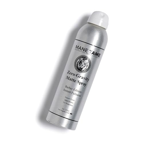 MANE TAME Zero-Gravity 7oz Matte Finish Spray - Adds Instant Fullness, Volume, Texture, and UV Protection for Thicker, Styled Hair