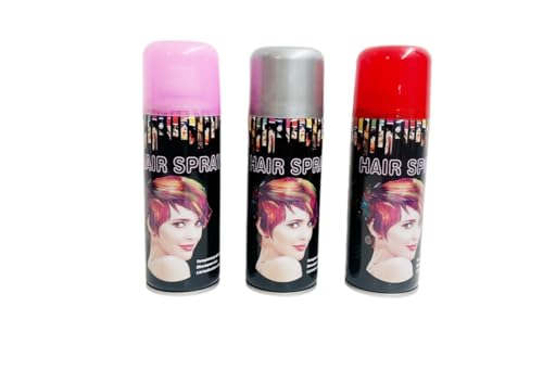 Temporary Hair Color Spray Birthday Party,New Year Party,Celebration 3OZ- Case (6 Cans) - 6 Colors