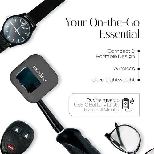 Mondano UV-C Toothbrush Sanitizer and Holder, Toothbrush Case - Manual/Electric Toothbrush Cover for Any Toothbrush Head - Rechargeable Toothbrush Travel Case, Tooth Brush Cover Cap for Home
