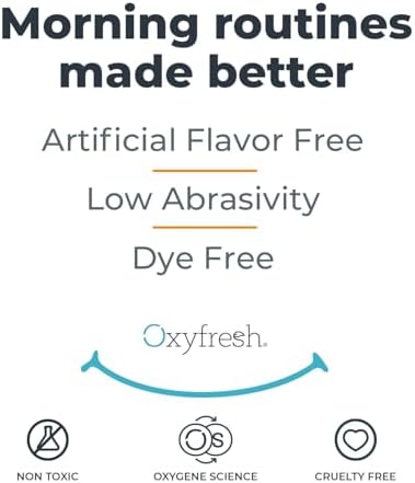 Oxyfresh Premium Cavity Protection – Fresh Mint Fluoride Toothpaste – Low Abrasion Anticavity Toothpaste for Sensitive Teeth – Remineralizing Enamel Repair to Prevent Tartar & Cavities | 5oz