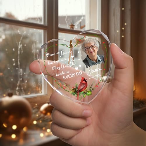 Personalized Cardinal Christmas Ornament Red Bird Ornament Christmas Memorial Birthday for Family Friends