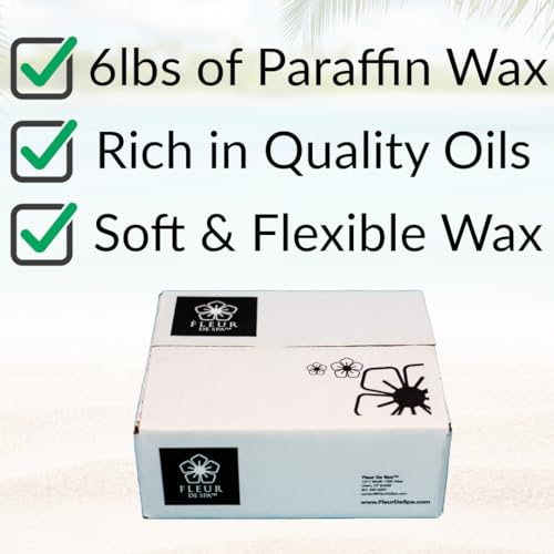 Paraffin Wax Refills – Made in USA – Coconut & Jojoba Oils for Luxurious Spa or Home Use on Hands, Feet, Body. Hydrating & Soothing