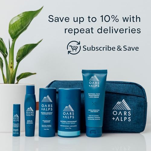 Oars + Alps Clay Hair Pomade for Men with Biotin, Kaolin Oil, Bentonite Clay, Jojoba Oil, Vitamin B7 & B5, Promotes Hair Growth, Medium Hold, Matte Finish, Reduces Frizz, 2.4oz