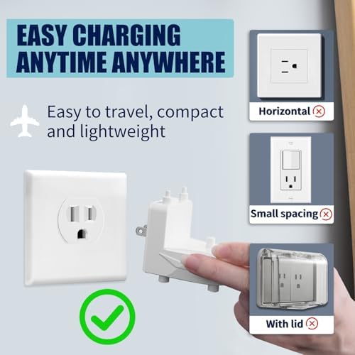 Wireless Replacement Charger Base Compatible with Philips Sonicare Electric Toothbrush，Toothbrush Charger for Philips HX6100, HX3000, HX6000, HX8000, HX9000,Portable, IPX7 Waterproof