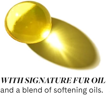 Fur Bath Drops- Fur Oil to Moisturize and Soothe Your Skin in a Natural Dissolvable Seaweed Capsule for a Relaxing Bath, with Grapeseed, Jojoba, and Clary Sage Oil - 18 Capsules