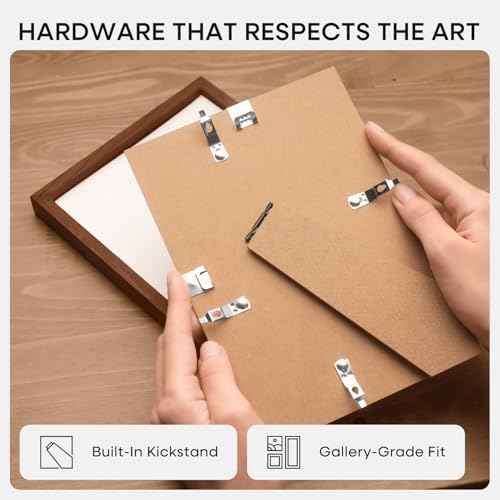 26.75x19.25 Brown Oak Puzzle Picture Frame (2 Count)