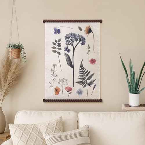 Spindle Tapestry Floral Wall Art