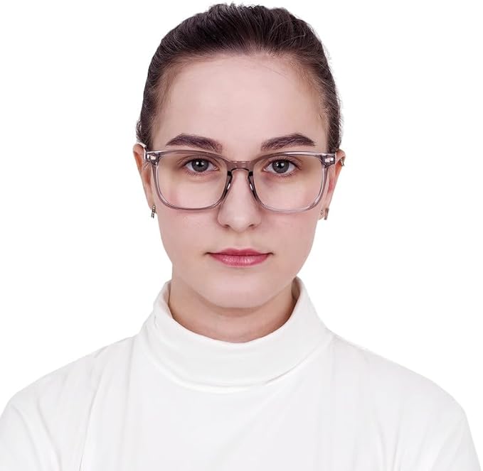 YEIN Bifocal Reading Glasses with Blue Light Blocking Lenses, Bifocal Reader for Women and Men, Vintage Square frame with Spring Hinge (+0.75/+3.25 magnification)