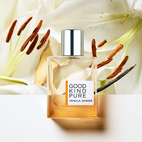 Vanilla Ginger Eau de Toilette Spray - Energizing, Gourmand Fragrance - A blend of Casablanca Lily & Warm Vanilla - Clean, Vegan, & Long-Lasting Formula - 1.0 Fl Oz