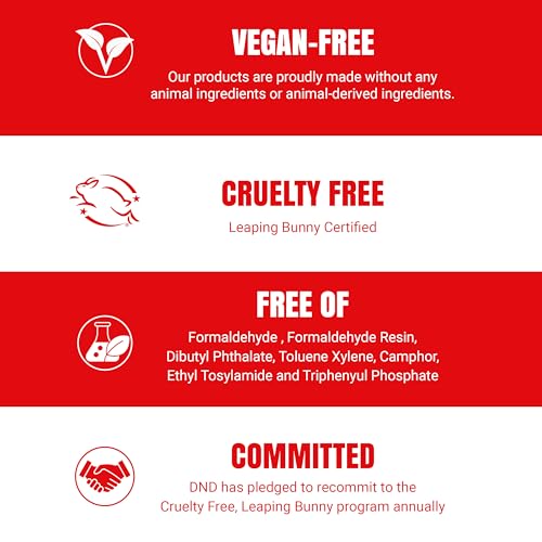 DND Gel Diva Polish Set, Mirrorball Collection, UV/LED GelPolish and Air Dry Nail Lacquer, Matching Chip-Free Polish Duo, 0.5 Fl Oz Each