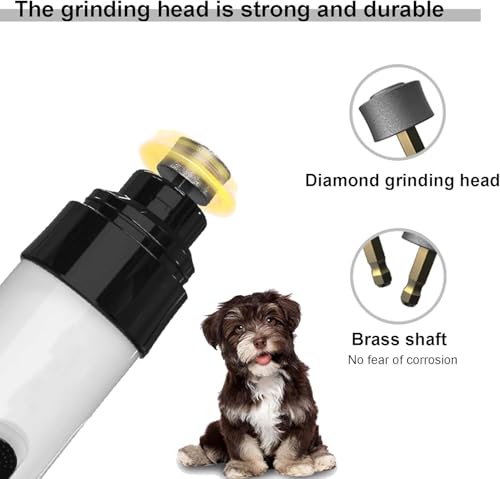 Silent Groom Pro Nail Grinder,Heusom Silent Groom Pro Nail Grinder,Heusom Silent Groom Pro for Dogs,Huesom Silent Groom Pro Nail Grinder, Ultra-Quiet Operation, Customizable Grinding (1 Set)