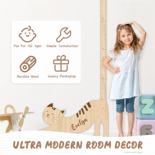 Personalized Name Kids Height Wall Chart