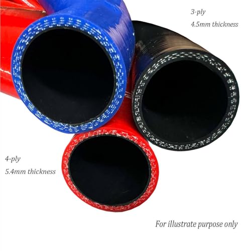 Fit 2001-2005 Honda Civic D17 1.7L Silicone Radiator Coolant Heater Hoses Kit 3-Plyer Purple - color: Purple