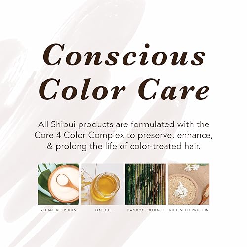 SHIBUI Peptide Polish Anti Humidity Treatment, Heat-Activated Shine & Color Protection, Vegan & Sulfate-Free, 6.5 Fl Oz